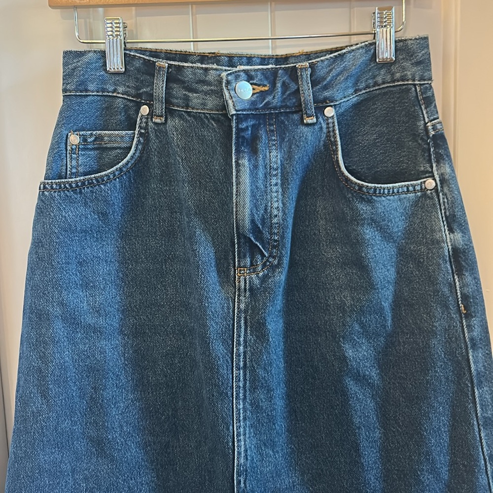 Anthropologie Pilcro denim maxi skirt - Picture 3 of 8